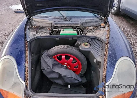 2002 Porsche Boxster S из США, поврежденный, VIN WP0CB29882U661928